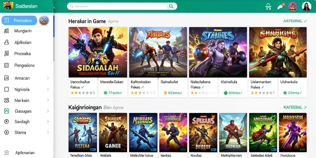 Tampilan antarmuka yang user-friendly dan modern.