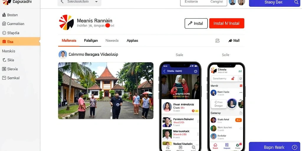 Tampilan awal aplikasi BARA22 yang intuitif.