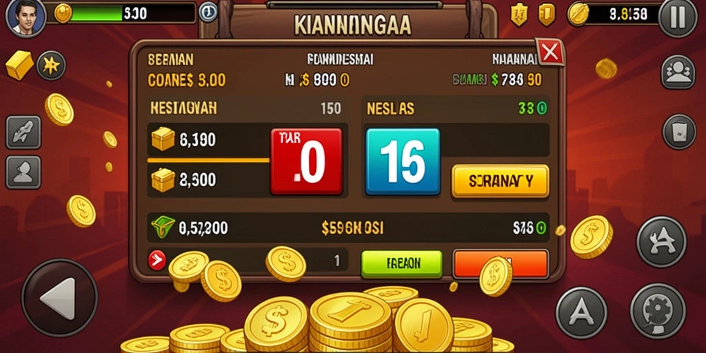 Tampilan awal game yang menarik dan mudah dipahami.