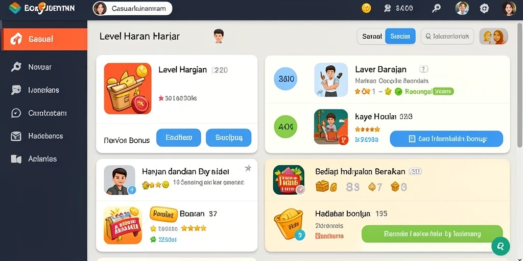 Tampilan grafis yang memukau dan interaktif.