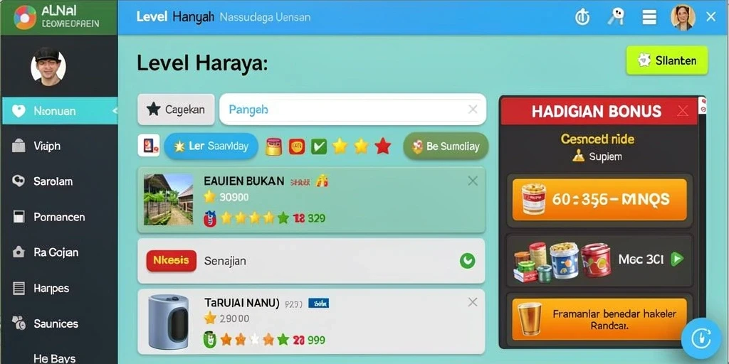 Tampilan antarmuka yang menarik dan mudah dinavigasi.