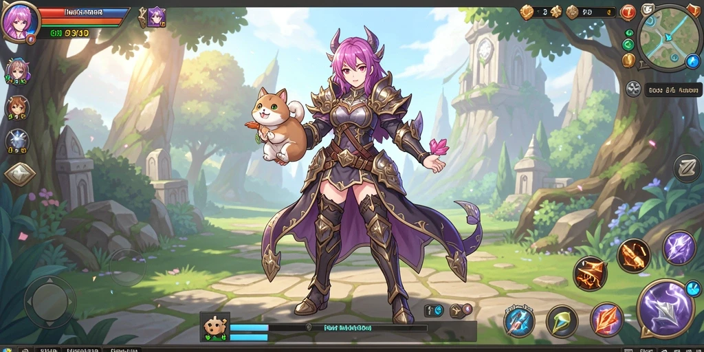 Tangkapan layar menampilkan antarmuka utama game JKTOK.