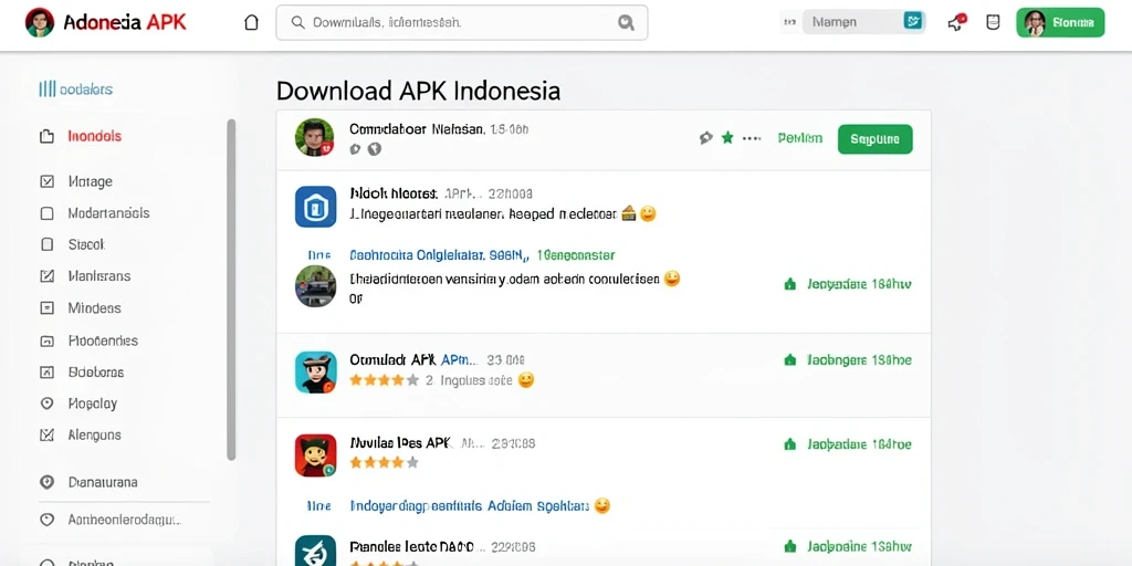 Tampilan utama aplikasi dengan desain yang menarik.