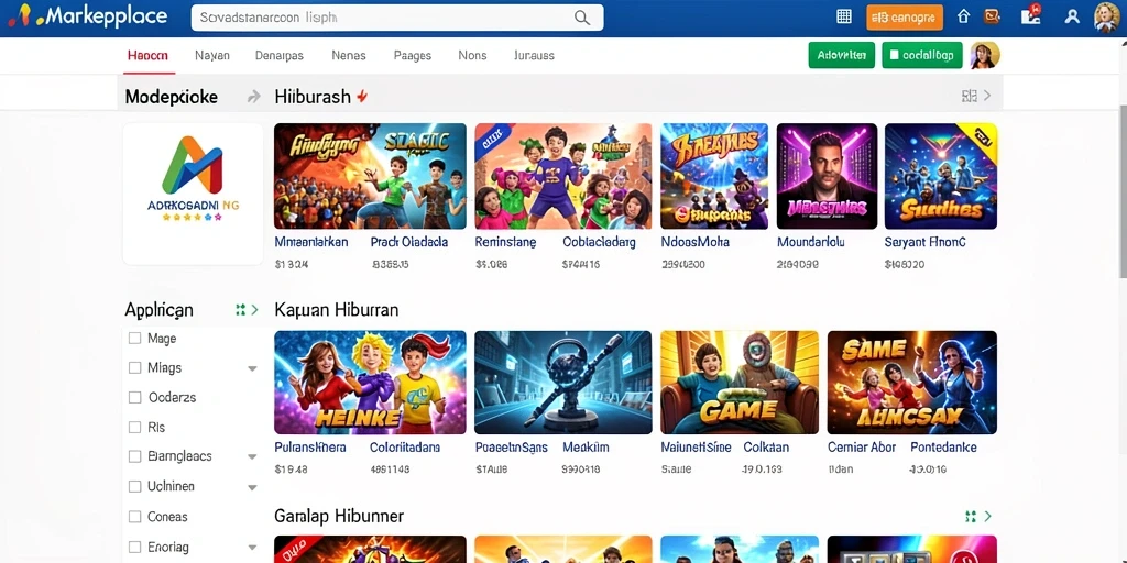 Tangkapan layar menampilkan level yang penuh warna dan menantang.