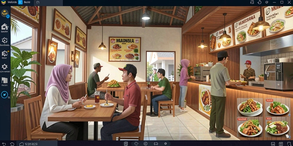 Tampilan antarmuka yang sederhana dan menarik.