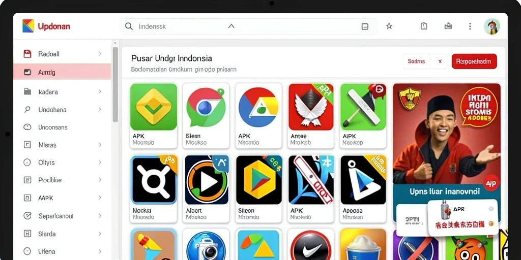 Tampilan antarmuka yang sederhana dan nyaman.