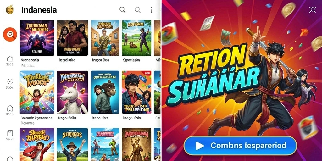 Tampilan utama aplikasi NUSABET yang menarik.