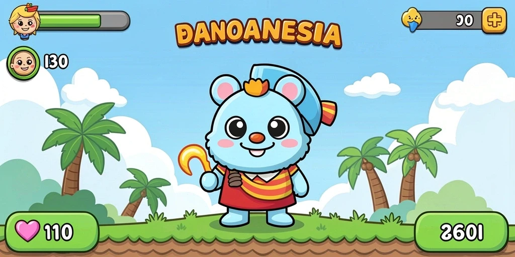 Screenshot menampilkan antarmuka utama aplikasi.