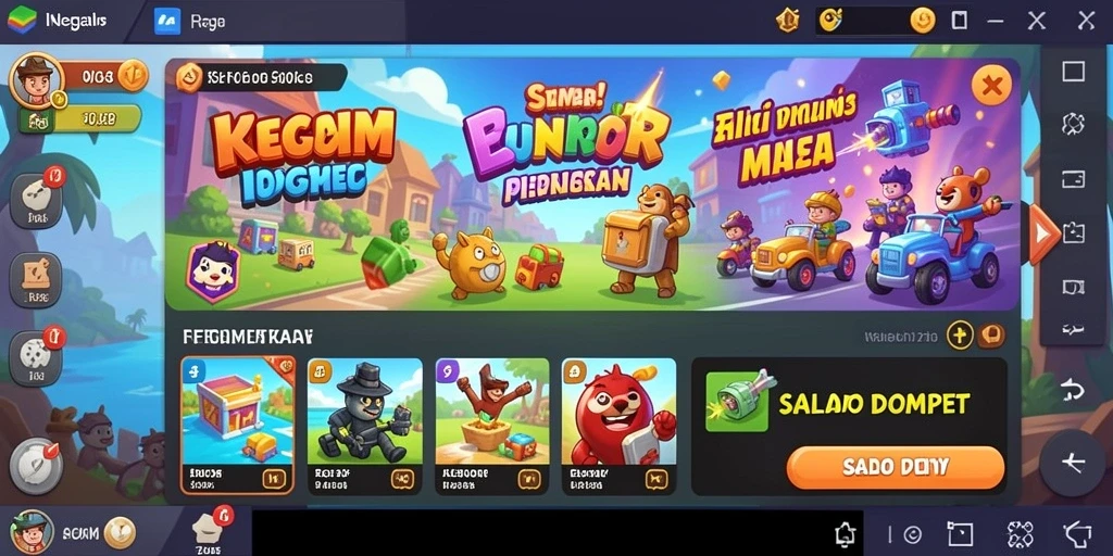 Screenshot menunjukkan gameplay seru dan interaktif.