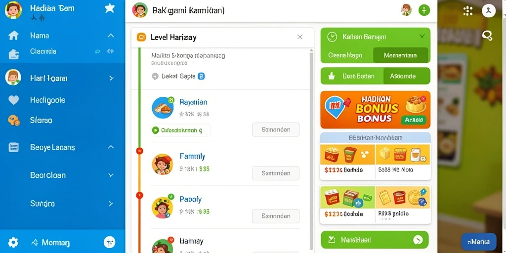 Tampilan antarmuka yang user-friendly dan mudah dinavigasi.