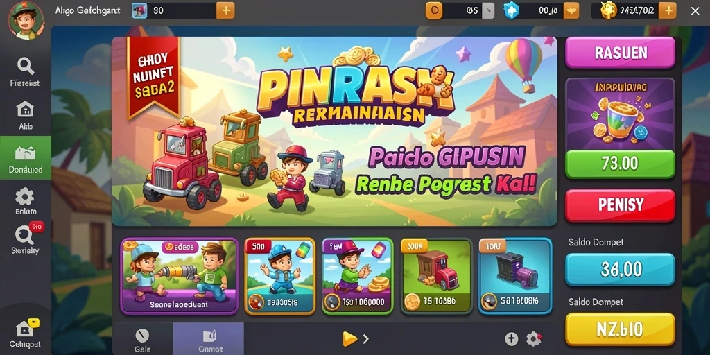 Tampilan antarmuka yang intuitif dan menarik.