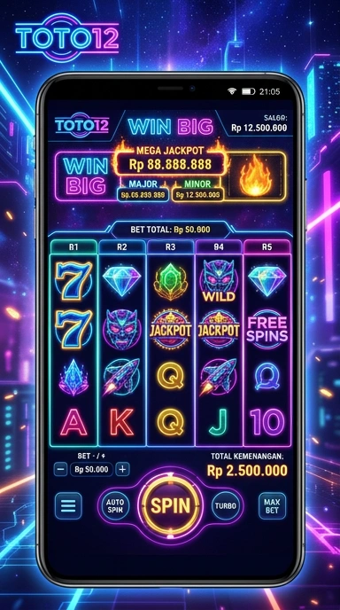 Cuplikan layar menu unduhan toto12 untuk perangkat Android